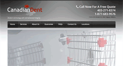 Desktop Screenshot of canadiandent.com